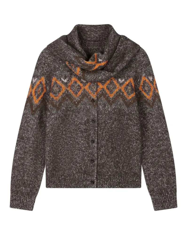 JNBY Set aus zwei Cardigans mit geometrischem Muster - Braun Braun