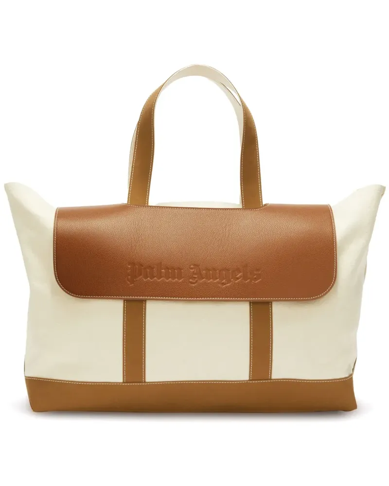 Palm Angels Classic Shopper mit Logo-Prägung - Nude Nude
