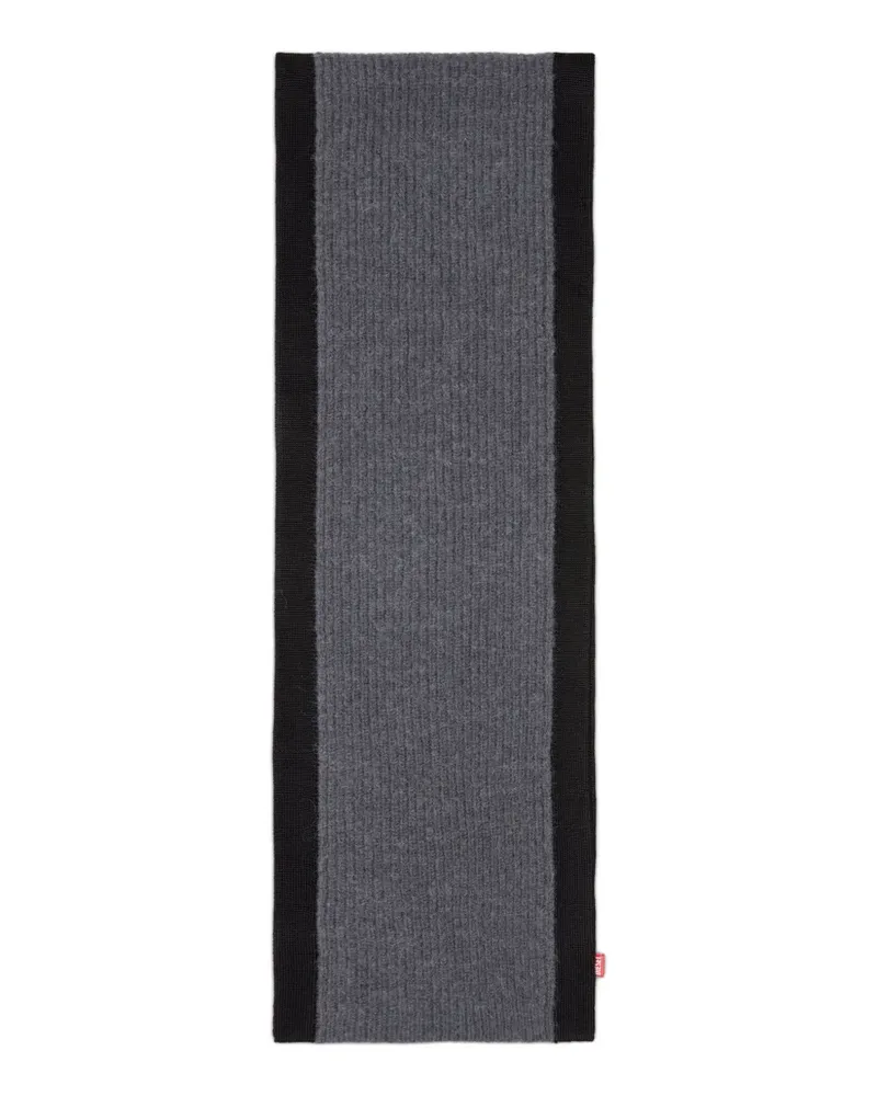 Diesel Gerippter K-Lollo Schal - Grau Grau