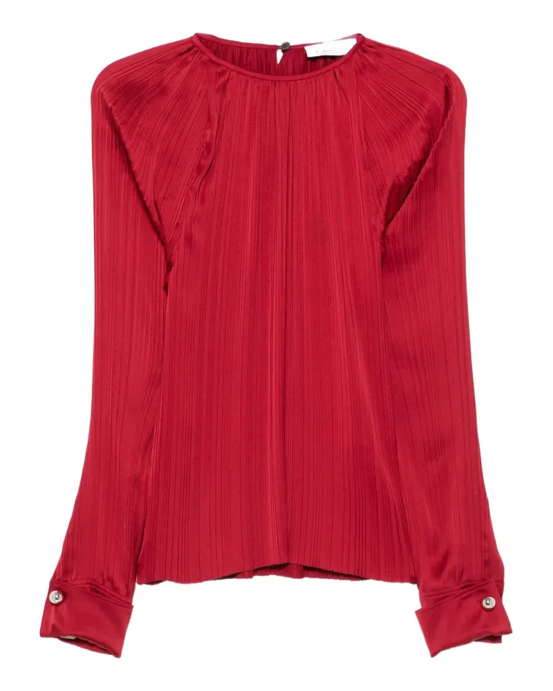 Lanvin Bluse mit Falten - Rot Rot