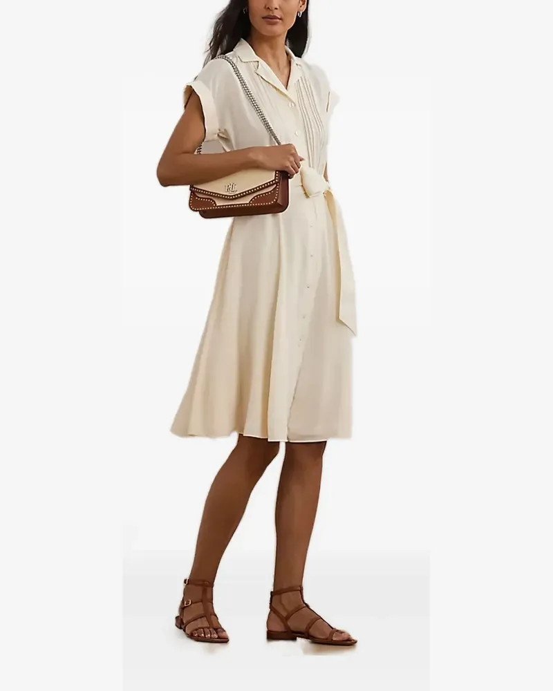 Ralph Lauren Hemdkleid mit Falten - Nude Nude