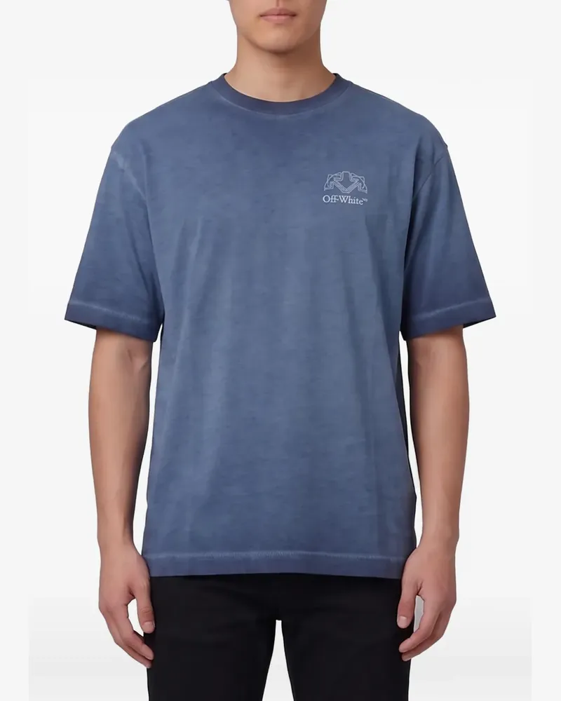 OFF-WHITE Half Arrow Skate T-shirt - Blau Blau