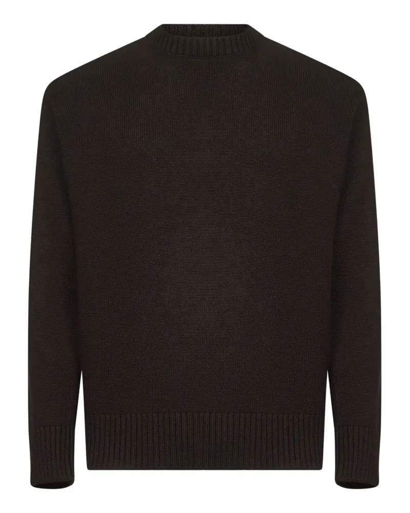 D4.0 Gerippter Pullover - Braun Braun