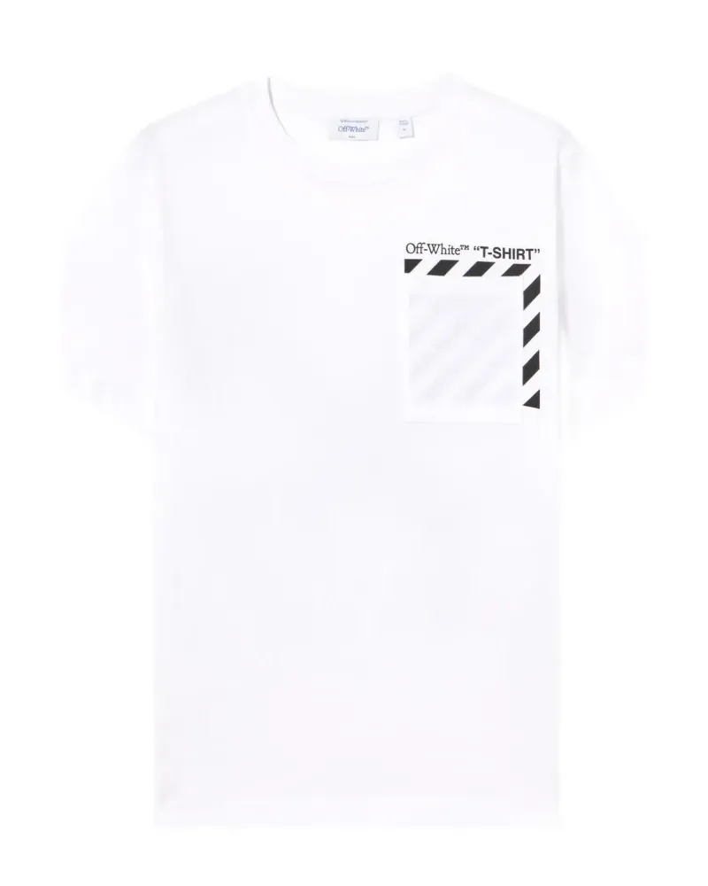 OFF-WHITE printed T-shirt - Weiß Weiß