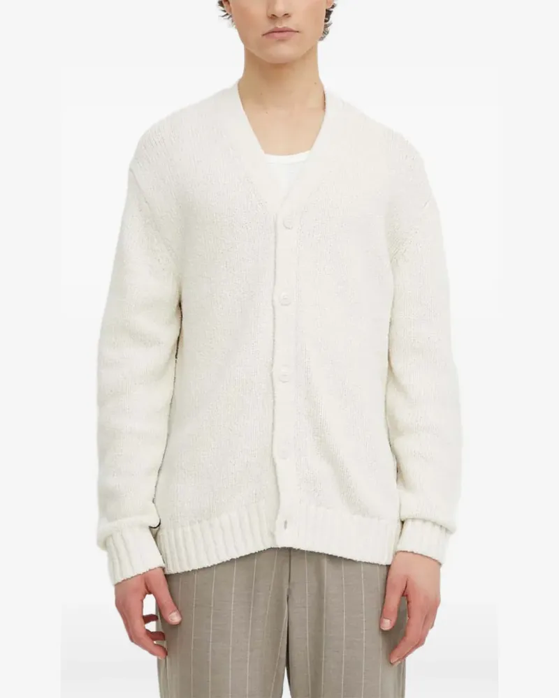 Samsøe & Samsøe Saenzo Cardigan mit V-Ausschnitt - Nude Nude