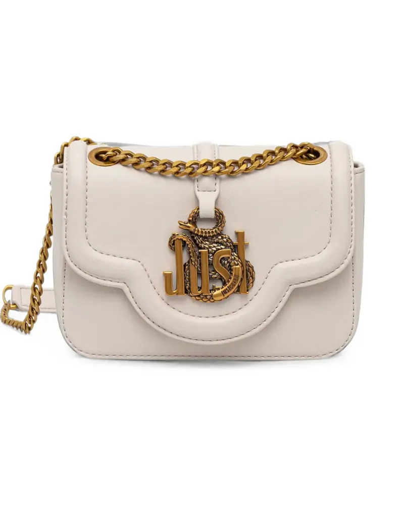 Just Cavalli Just Snake cross body bag - Weiß Weiß