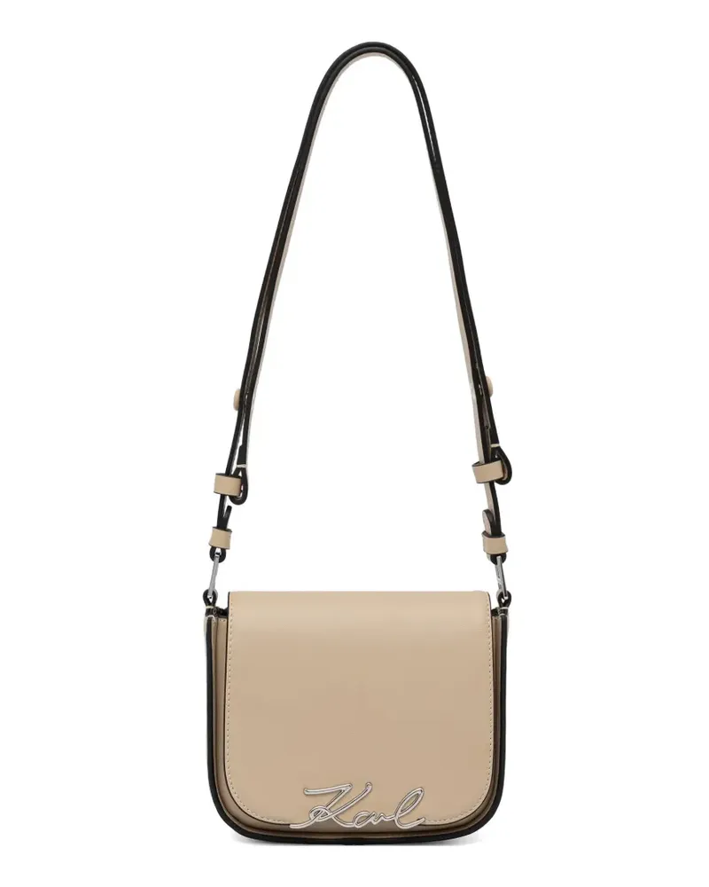 Karl Lagerfeld adjustable-strap shoulder bag - Nude Nude