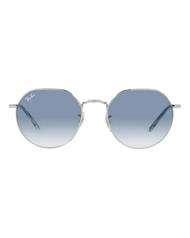 Ray Ban Runde Jack Sonnenbrille - Silber Silber