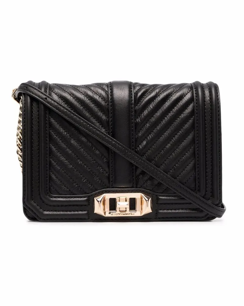 Rebecca Minkoff Gesteppte Schultertasche - Schwarz Schwarz