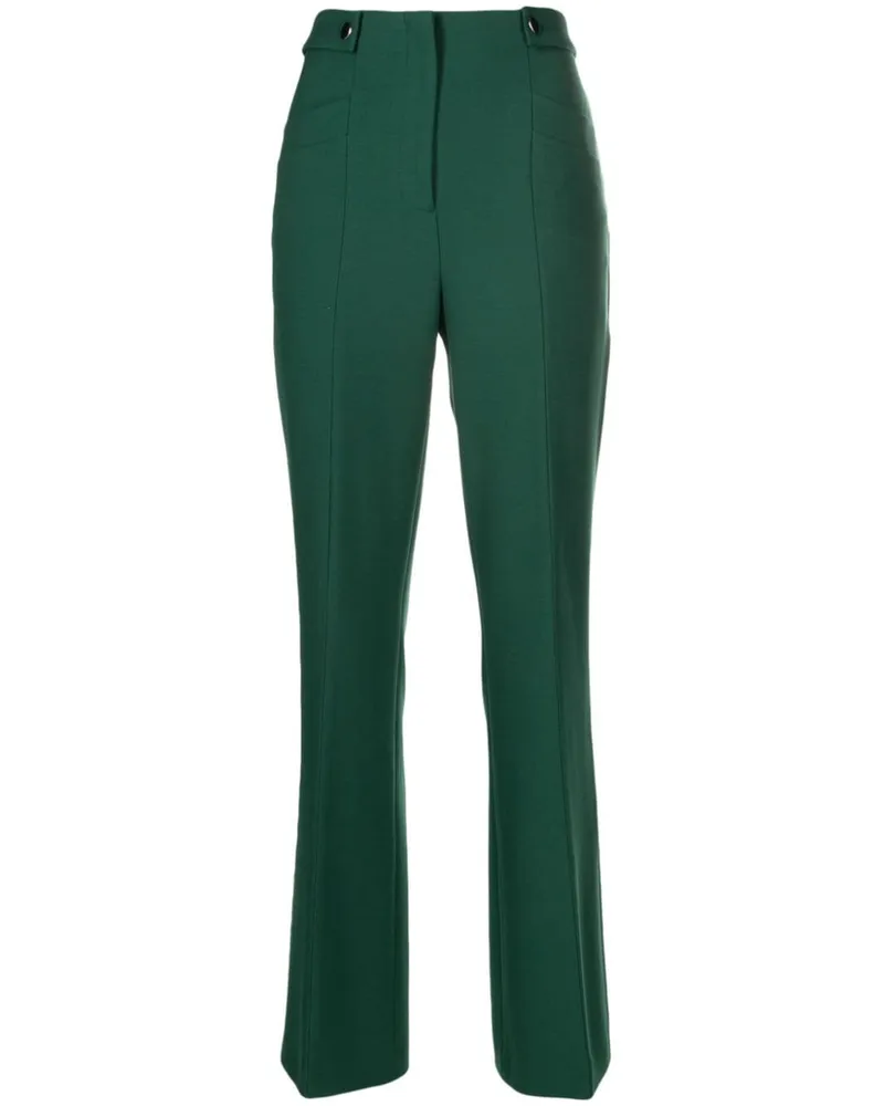 HUGO BOSS Ausgestellte Tupera High-Waist-Hose - Grün Grün