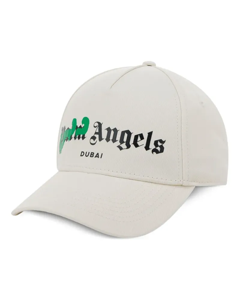Palm Angels Baseballkappe mit Logo-Print - Nude Nude