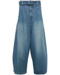 SONGZIO Geschwungene Jeans Blau