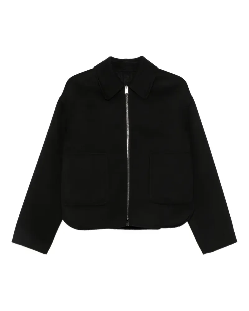 Fendi Jacke mit aufgesetzter Reißverschlusstasche - Schwarz Schwarz