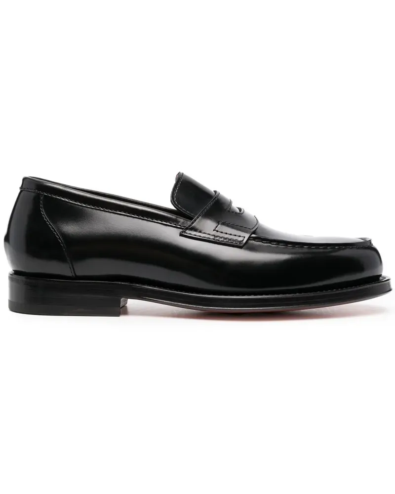 Santoni Klassische Loafer - Schwarz Schwarz