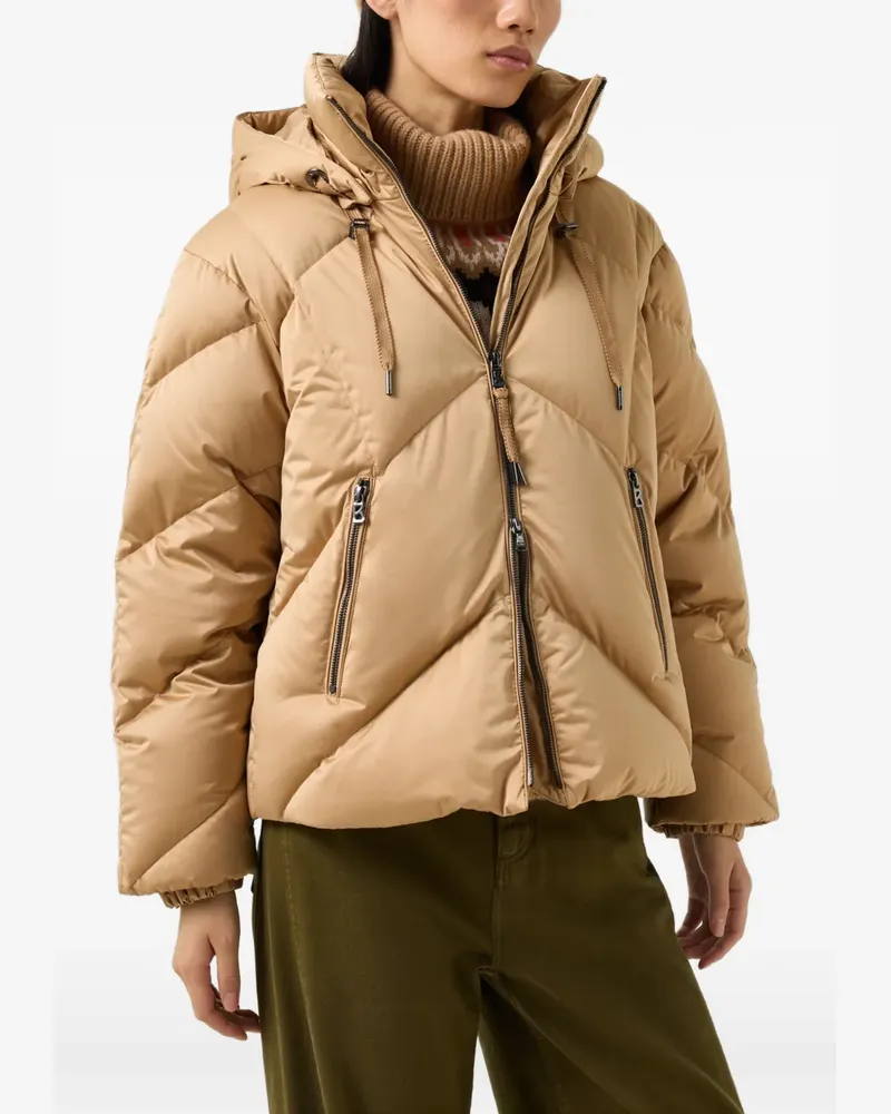 Bogner Georgia quilted down jacket - Nude Nude