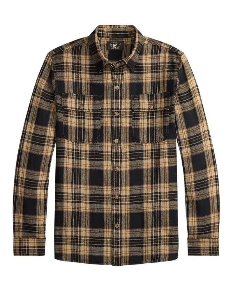 Ralph Lauren plaid-pattern shirt - Schwarz Schwarz