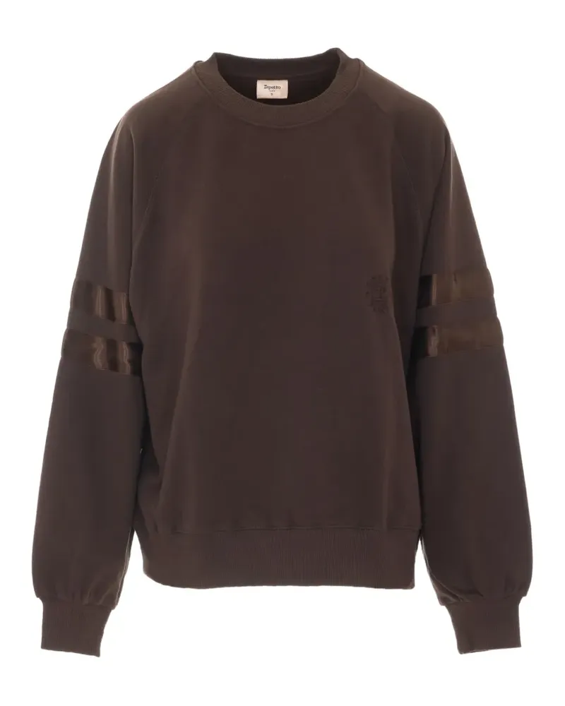 Repetto Sweatshirt mit Logo-Stickerei - Braun Braun