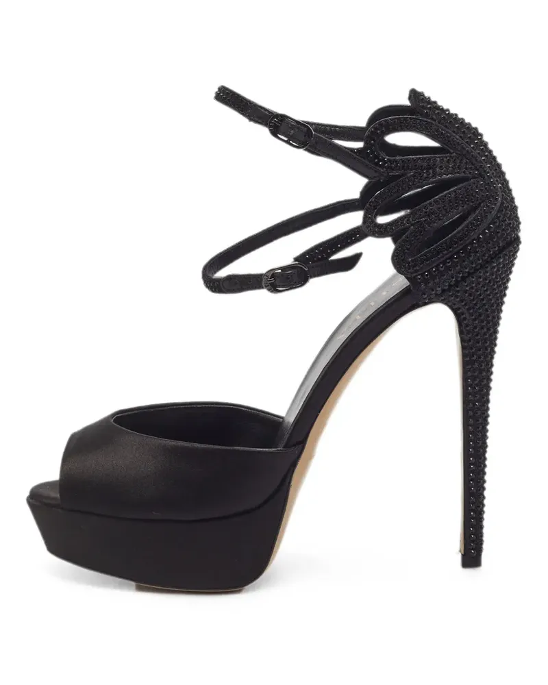 Le Silla crystal-embellished ankle-strap sandals - Schwarz Schwarz