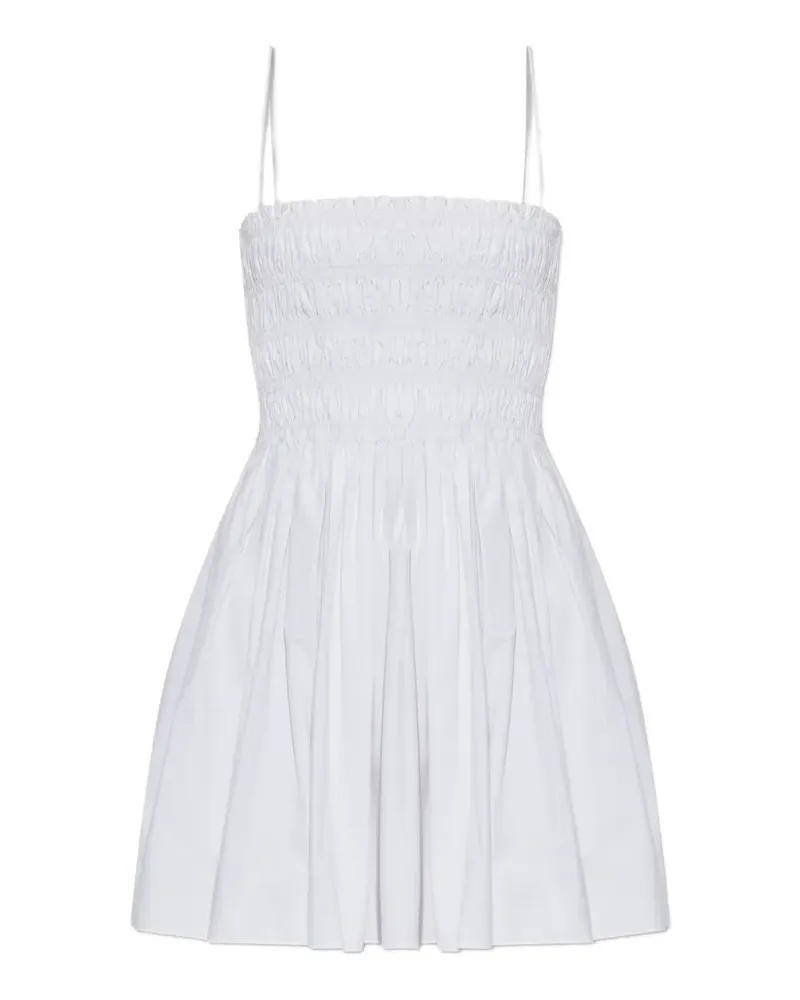 Matteau Minikleid mit gerafftem Oberteil - Weiß Weiß