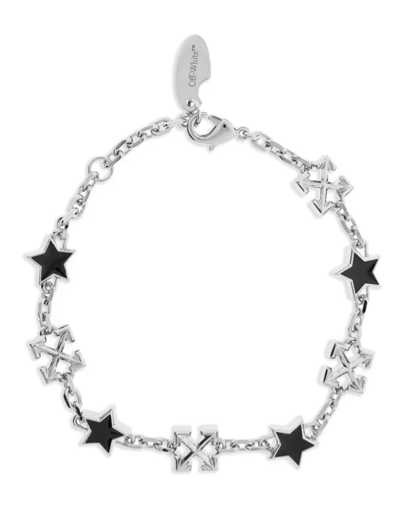 OFF-WHITE Arrows Armband mit Sternmotiv - Silber Silber