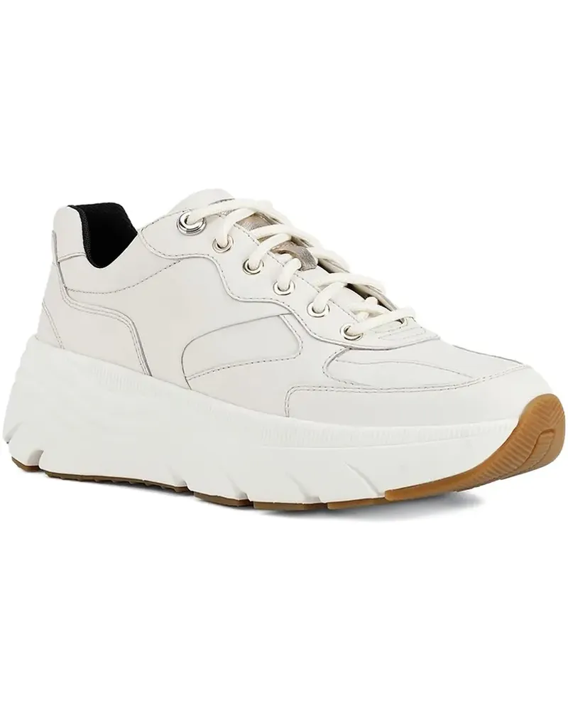 Geox Diamanta Sneakers mit Schnürung - Weiß Weiß