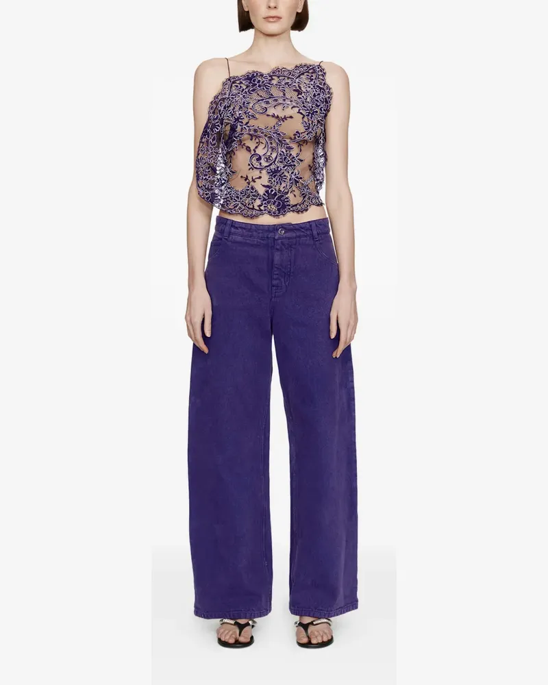 Christopher Esber Jeans mit lockerem Schnitt - Violett Violett