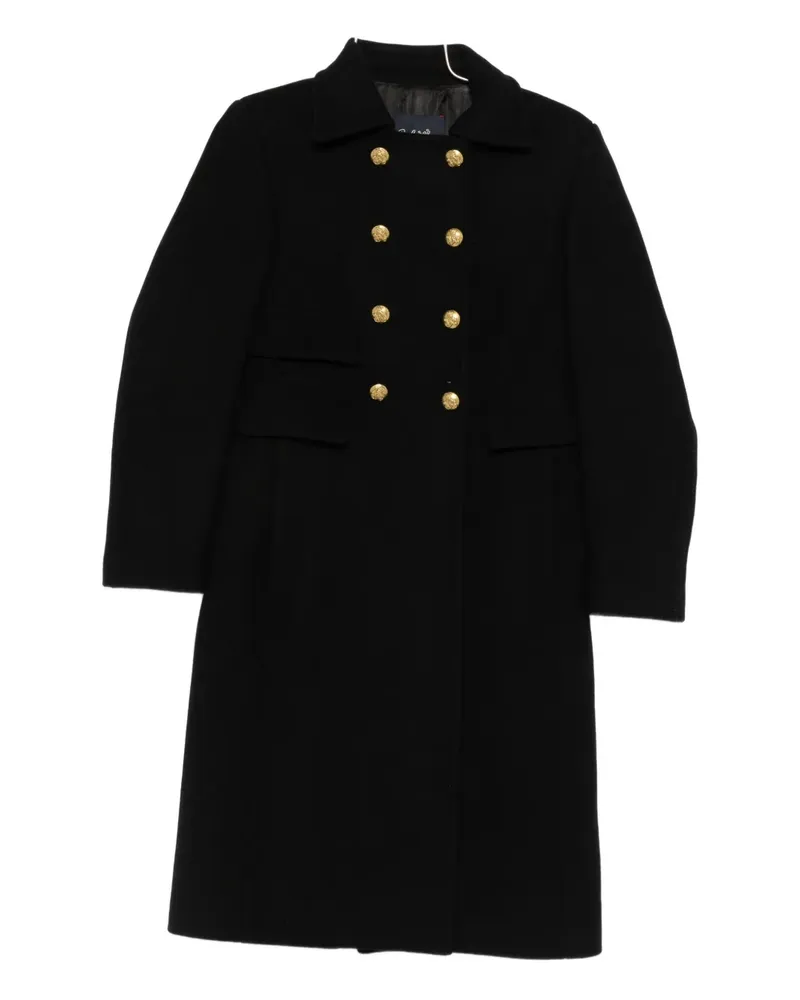 Seafarer double-breasted coat - Schwarz Schwarz