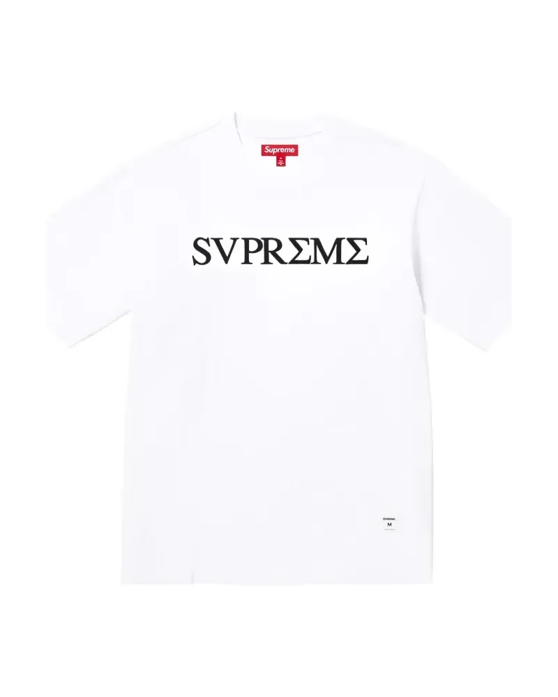 Supreme Being Greek logo-motif T-shirt - Weiß Weiß