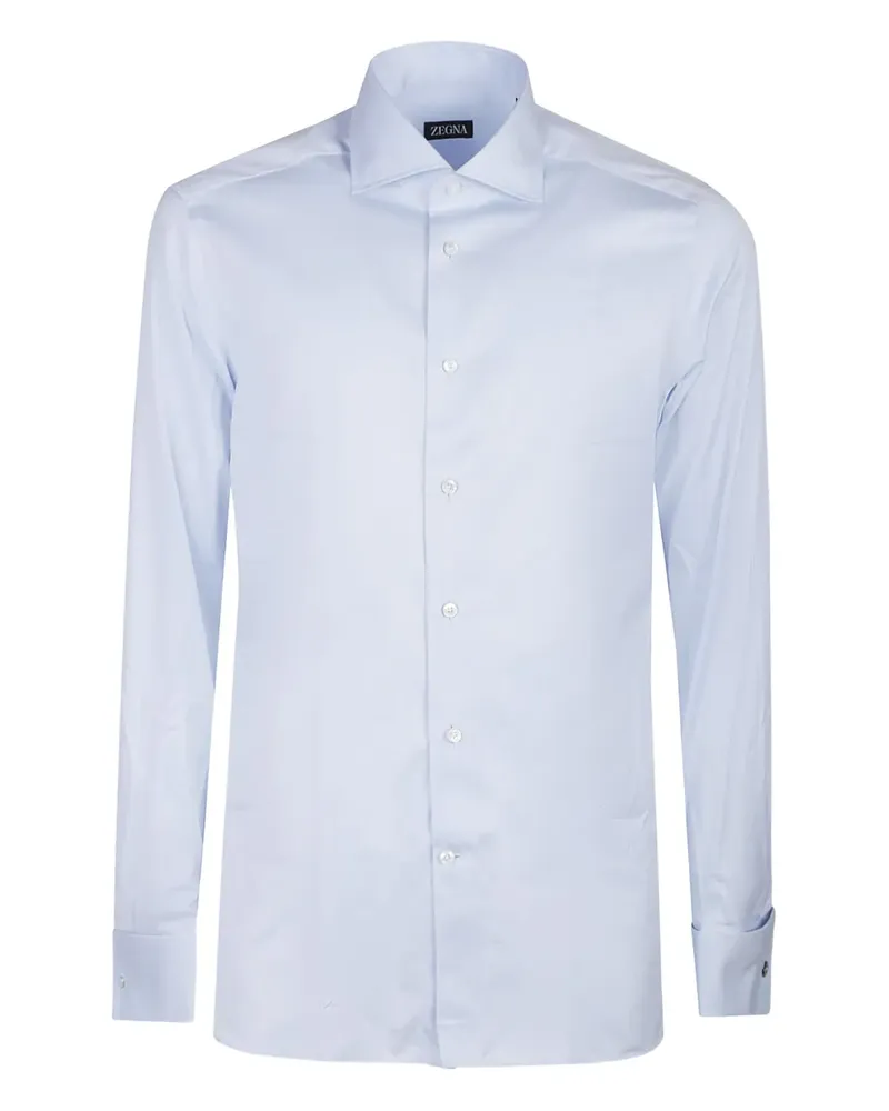 Ermenegildo Zegna Langärmeliges Hemd - Blau Blau