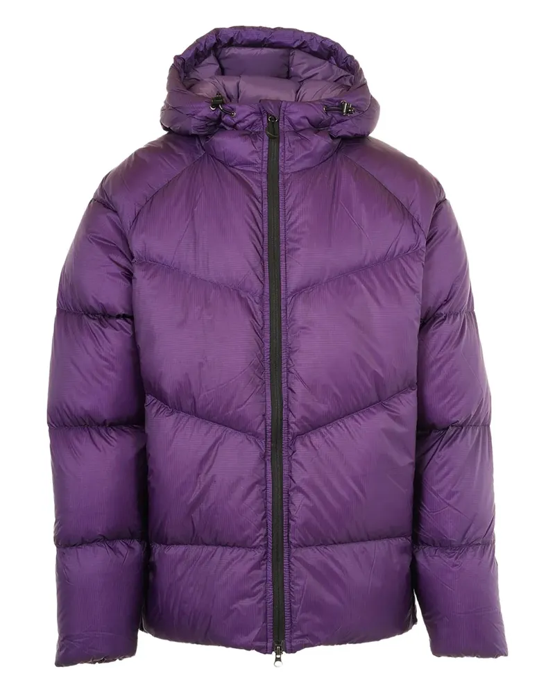 Pyrenex Gefütterter Kapuzenmantel - Violett Violett
