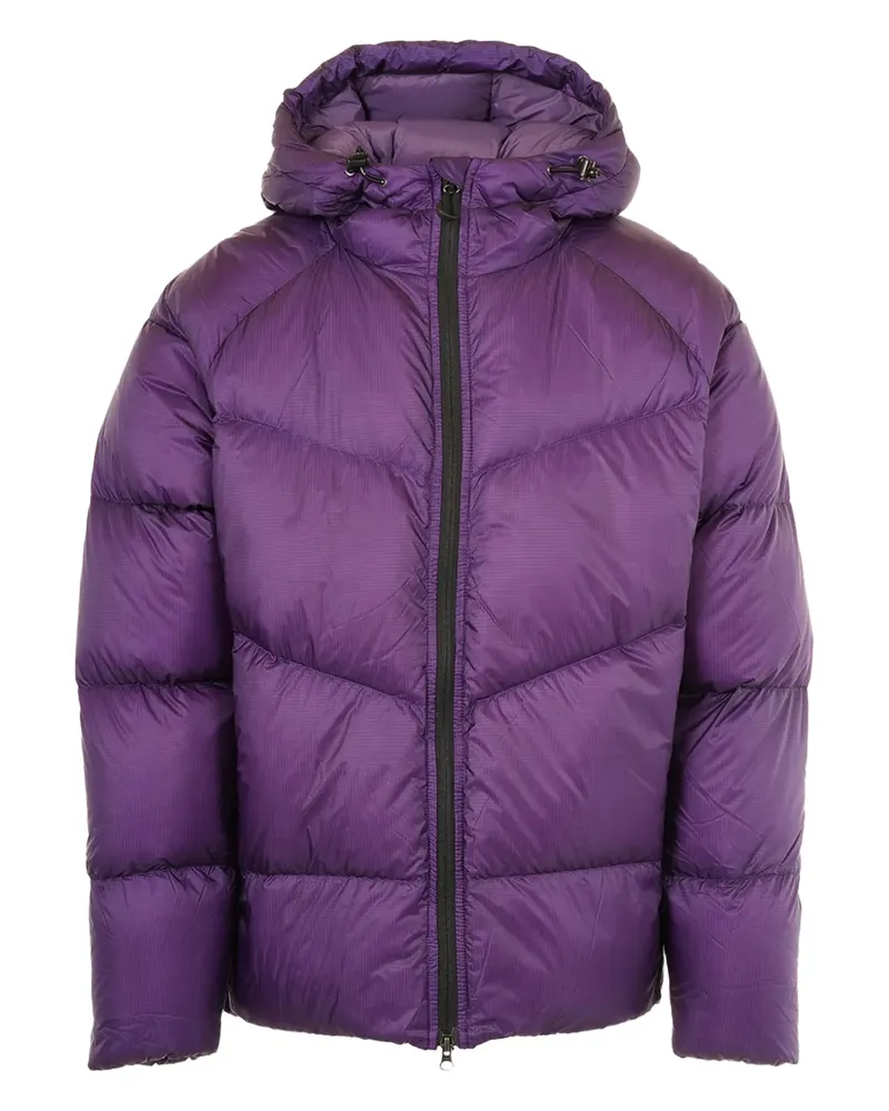 Pyrenex Gefütterter Kapuzenmantel - Violett Violett
