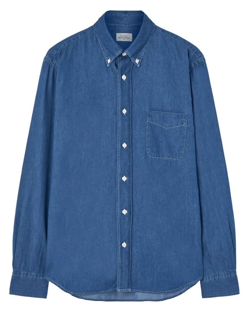 Hartford Pitt Hemd - Blau Blau