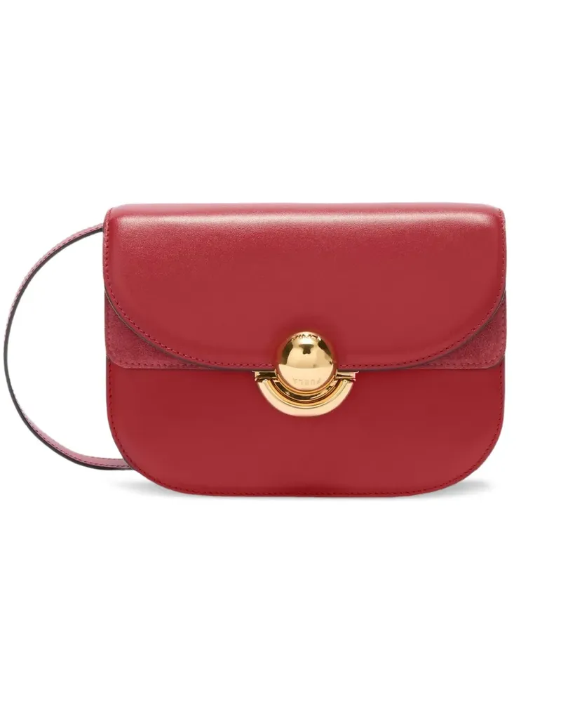 Furla Mini Sfera Umhängetasche mit Klappe - Rot Rot