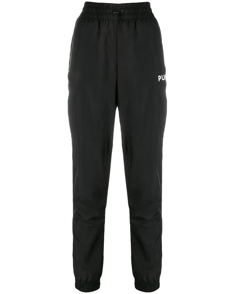 Puma Jogginghose mit Logo-Print - Schwarz Schwarz