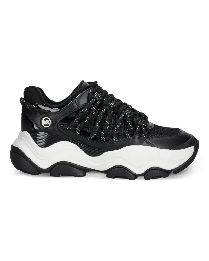 Michael Kors Atlas Sneakers aus Cord und Mesh - Schwarz Schwarz