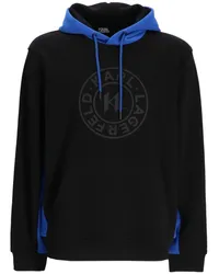 Karl Lagerfeld Hoodie mit Logo-Print Schwarz