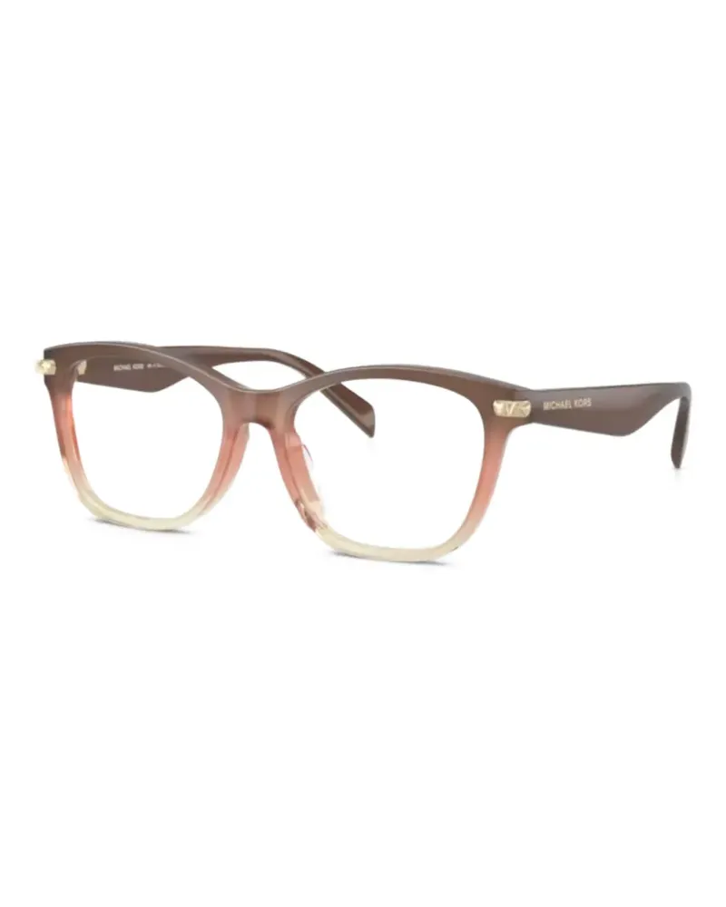 Michael Kors oval-frame glasses - Braun Braun