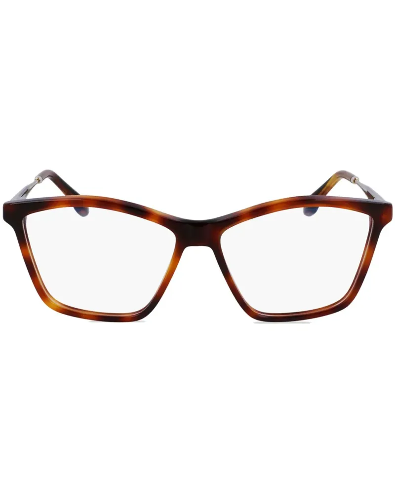 Victoria Beckham Cat-Eye-Brille - Braun Braun