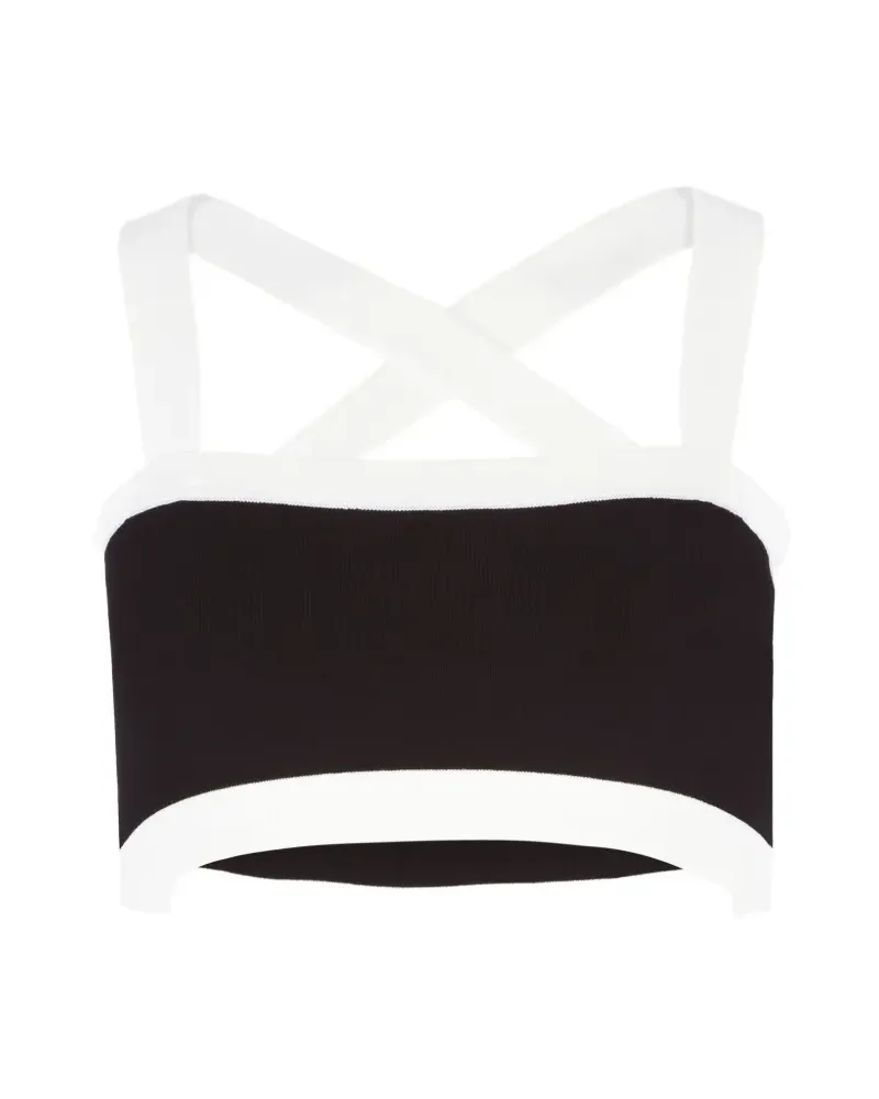 Nina Ricci Gestricktes Bralette-Top - Schwarz Schwarz