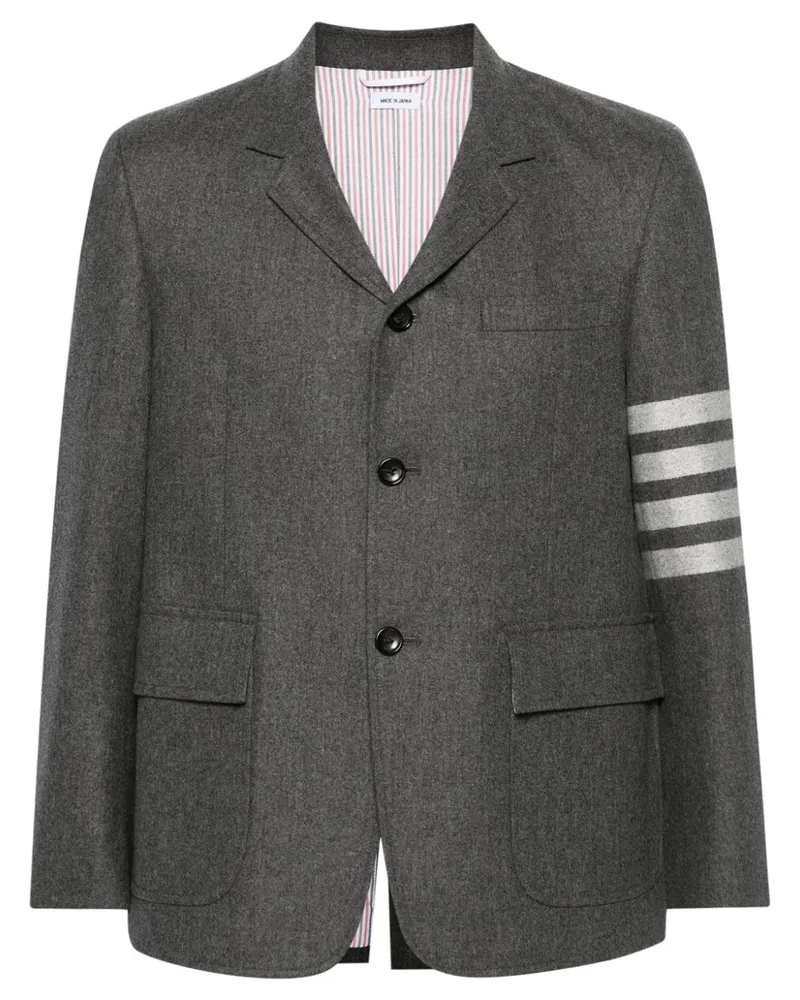 Thom Browne Sakko mit Streifen - Grau Grau