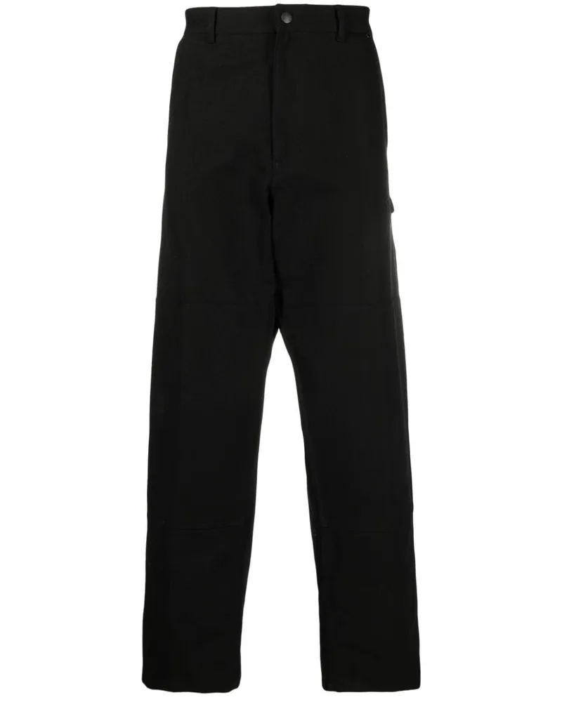 Moncler Jogginghose mit Logo-Stickerei - Schwarz Schwarz