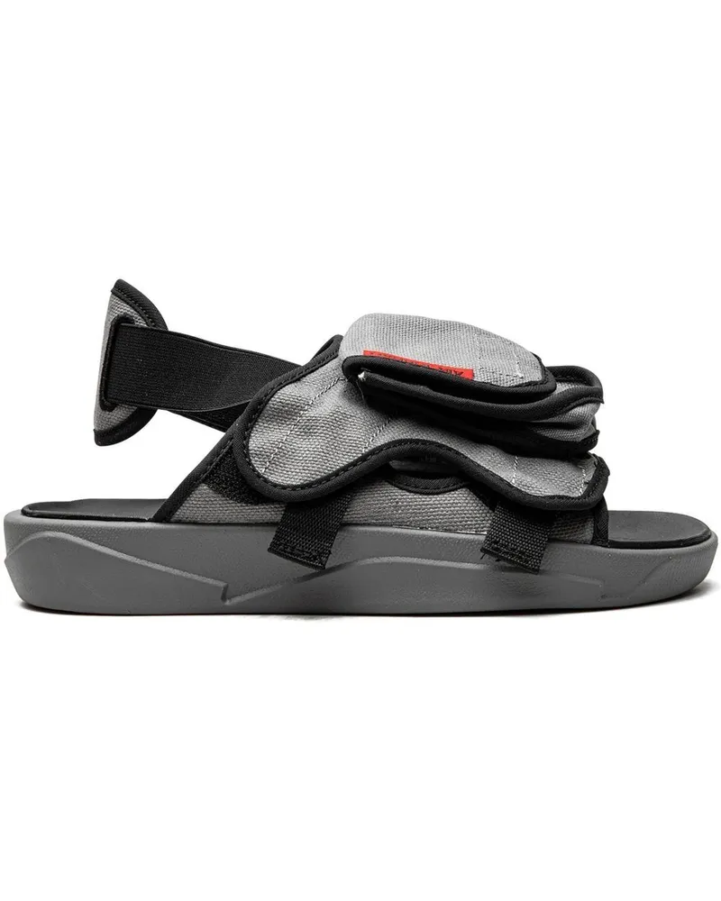 Jordan Air  LS Pantoletten - Grau Grau