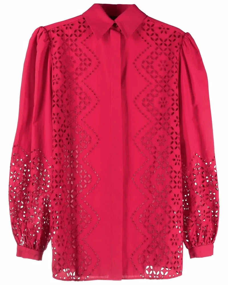 Alberta Ferretti Besticktes Hemd - Rosa Rosa