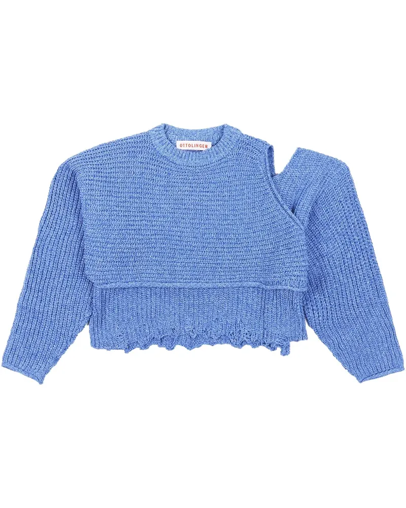 OTTOLINGER Gewickelter Pullover im Deconstructed-Look - Blau Blau