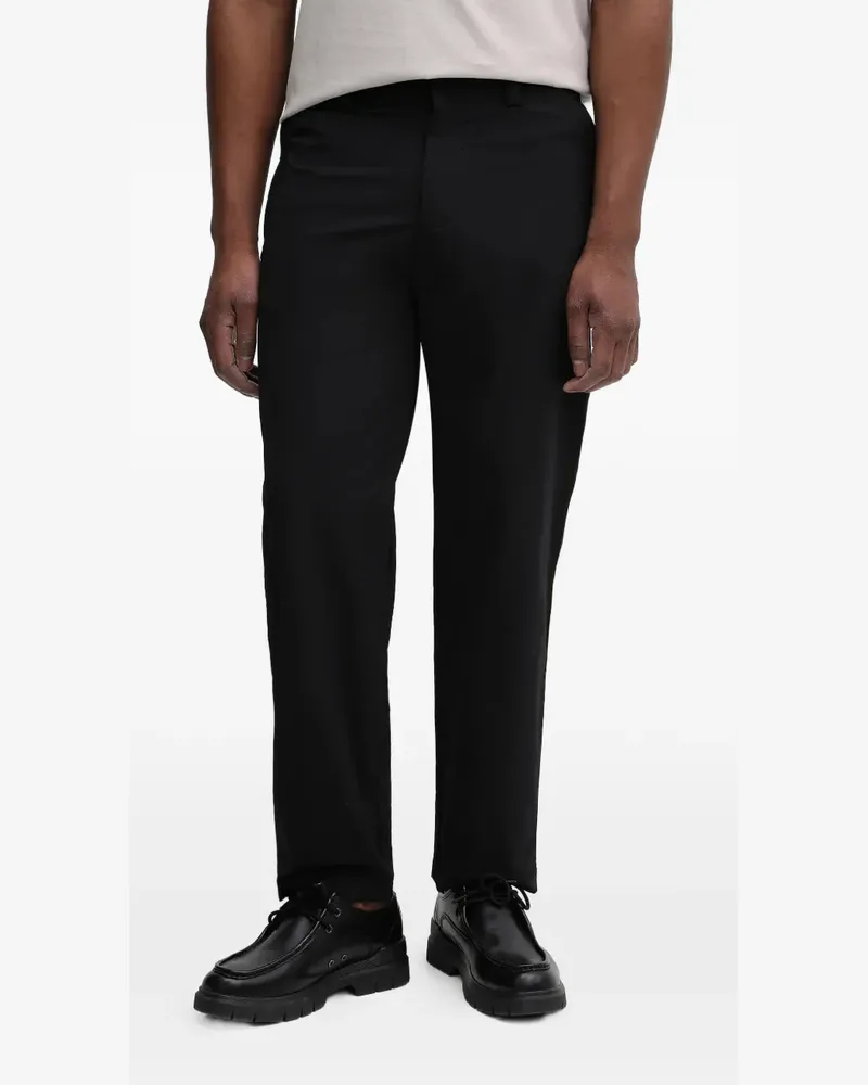 HUGO BOSS straight chino trousers - Schwarz Schwarz