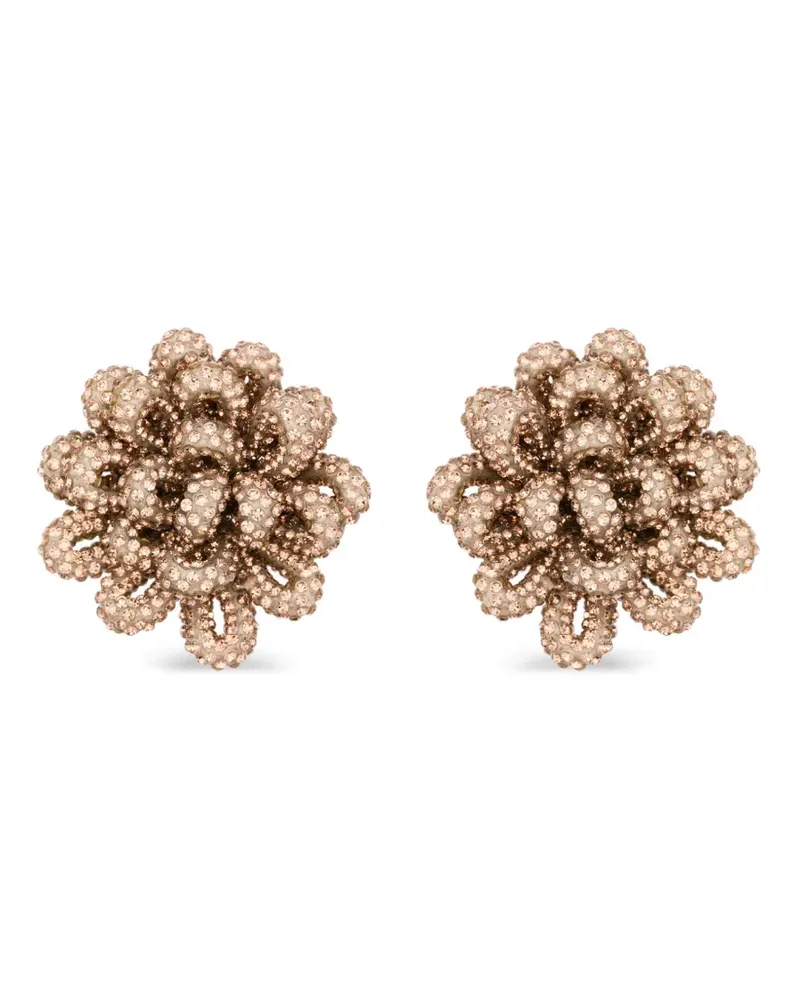 Rosantica Ohrring mit Blumenverzierung - Gold Gold