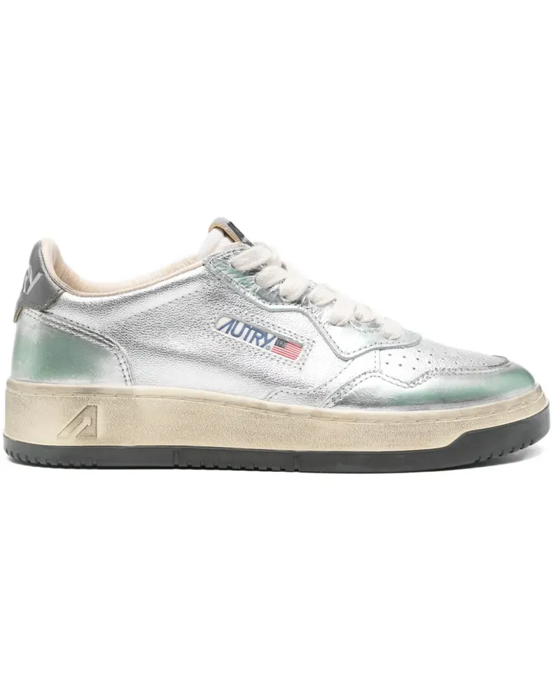 AUTRY Sneakers mit Kontrasteinsätzen - Silber Silber