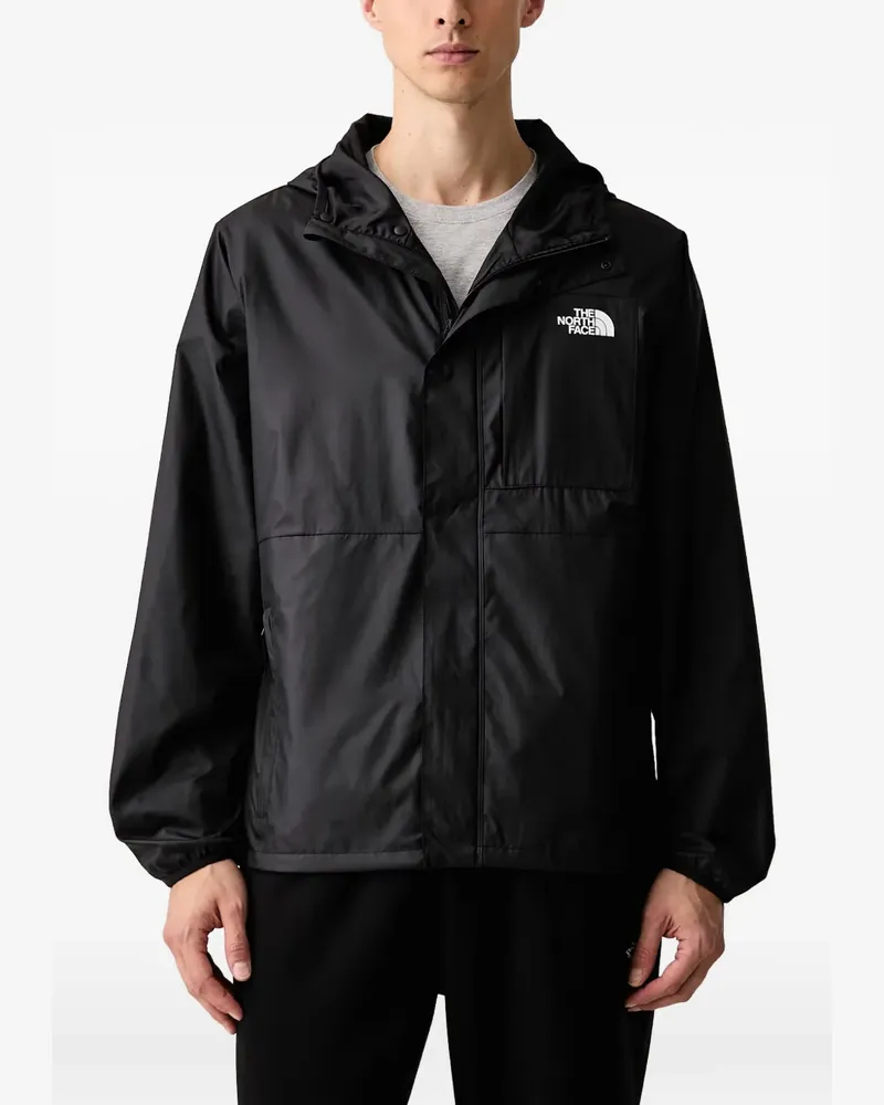 The North Face Ripstop-Jacke mit Kapuze - Schwarz Schwarz