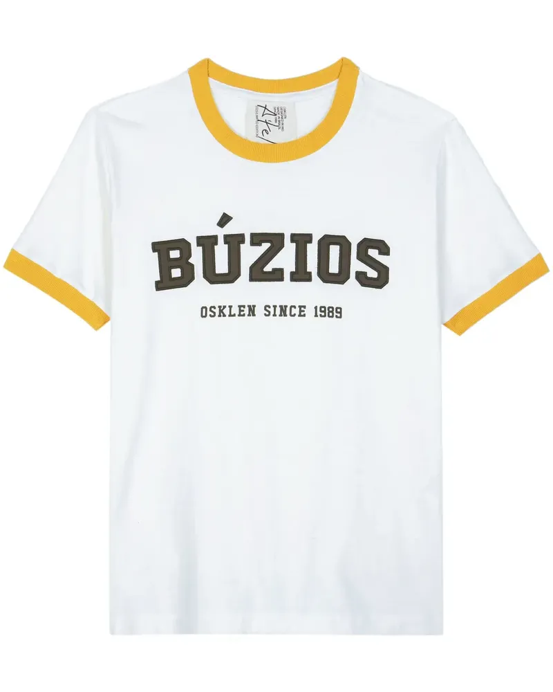 Osklen Retro Búzios T-Shirt - Weiß Weiß