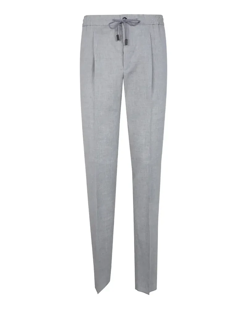 Incotex Bundfaltenhose mit Kordelzug - Grün Grün